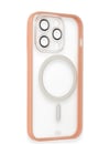 Apple iPhone Uyumlu   14 Pro Kılıf Grand Magneticsafe Kapak - Pembe Belirtilmemiş