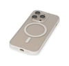 Apple iPhone Uyumlu  14 Pro Kılıf Grand Magneticsafe Kapak -  Beyaz Belirtilmemiş