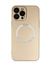 Apple iPhone Uyumlu  14 Pro Kılıf Jack Magneticsafe Lens Silikon -  Gold Belirtilmemiş