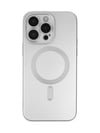 Apple iPhone Uyumlu 14 Pro - Kılıf Moshi Lens Magneticsafe Silikon - Gümüş Belirtilmemiş