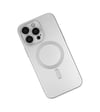 Apple iPhone Uyumlu 14 Pro - Kılıf Moshi Lens Magneticsafe Silikon - Gümüş Belirtilmemiş