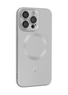 Apple iPhone Uyumlu 14 Pro - Kılıf Moshi Lens Magneticsafe Silikon - Gümüş Belirtilmemiş