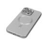 Apple iPhone Uyumlu 14 Pro - Kılıf Moshi Lens Magneticsafe Silikon - Gümüş Belirtilmemiş