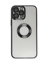 Apple iPhone Uyumlu  14 Pro Kılıf Slot Silikon -  Siyah Belirtilmemiş