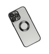 Apple iPhone Uyumlu  14 Pro Kılıf Slot Silikon -  Siyah Belirtilmemiş