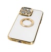 Apple iPhone Uyumlu  14 Pro Kılıf Slot Silikon -  Gold Belirtilmemiş