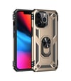 Apple iPhone Uyumlu  14 Pro Kılıf Sofya Yüzüklü Silikon Kapak -  Gold Belirtilmemiş