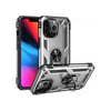 Apple iPhone Uyumlu  14 Pro Kılıf Sofya Yüzüklü Silikon Kapak -  Gümüş Belirtilmemiş