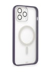 Apple iPhone Uyumlu   14 Pro Max Kılıf Grand Magneticsafe Kapak - Mor Belirtilmemiş