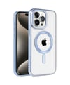 Apple iPhone Uyumlu   14 Pro Max Kılıf Kronos Magsafe Kapak - Sierra Blue Belirtilmemiş