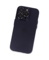 Apple iPhone Uyumlu  14 Pro Max Kılıf Luko Lens Silikon -  Derin Mor Belirtilmemiş