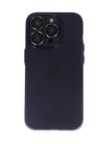 Apple iPhone Uyumlu  14 Pro Max Kılıf Luko Lens Silikon -  Derin Mor Belirtilmemiş