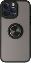 Apple iPhone Uyumlu  14 Pro Max Kılıf Montreal Yüzüklü Silikon Kapak -  Siyah Belirtilmemiş