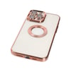 Apple iPhone Uyumlu 14 Pro Max - Kılıf Slot Silikon - Rose Gold Belirtilmemiş