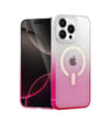 Apple iPhone Uyumlu   14 Pro Pummel Shiny Magsafe Kapak - Pembe Belirtilmemiş