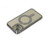 Apple iPhone Uyumlu  15 Kılıf Joke Simli Magneticsafe Kılıf -  Gri Belirtilmemiş
