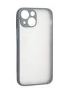 Apple iPhone Uyumlu 15 Plus - Kılıf Montreal Silikon - Kapak - Gri Belirtilmemiş