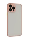 Apple iPhone Uyumlu 15 Pro - Kılıf Montreal Silikon - Kapak - Pembe Belirtilmemiş