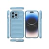 Apple iPhone Uyumlu   15 Pro Kılıf Optimum Silikon - Sky Blue Belirtilmemiş