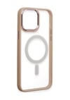 Apple iPhone Uyumlu   15 Pro Kılıf Room Magneticsafe Silikon - Pudra Belirtilmemiş