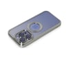 Apple iPhone Uyumlu  15 Pro Kılıf Slot Silikon -  Gümüş Belirtilmemiş