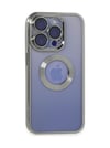 Apple iPhone Uyumlu  15 Pro Kılıf Slot Silikon -  Gümüş Belirtilmemiş