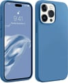 Apple iPhone Uyumlu   15 Pro Max Kılıf First Silikon - Mavi Belirtilmemiş