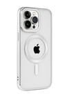 Apple iPhone Uyumlu 15 Pro Max - Kılıf Kronos Magsafe - Kapak - Gümüş Belirtilmemiş