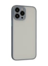 Apple iPhone Uyumlu 15 Pro Max - Kılıf Montreal Silikon - Kapak - Gri Belirtilmemiş