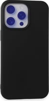 Apple iPhone Uyumlu  15 Pro Max Kılıf Nano İçi Kadife Silikon -  Siyah Belirtilmemiş