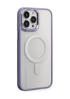 Apple iPhone Uyumlu   15 Pro Max Kılıf Room Magneticsafe Silikon - Lila Belirtilmemiş