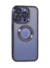 Apple iPhone Uyumlu 15 Pro Max - Kılıf Slot Silikon - Mor Belirtilmemiş