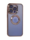 Apple iPhone Uyumlu 15 Pro Max  - Kılıf Slot Silikon  - Rose Gold Belirtilmemiş