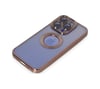 Apple iPhone Uyumlu 15 Pro Max  - Kılıf Slot Silikon  - Rose Gold Belirtilmemiş