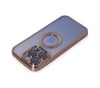 Apple iPhone Uyumlu 15 Pro Max  - Kılıf Slot Silikon  - Rose Gold Belirtilmemiş