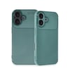 Apple iPhone Uyumlu  16 Kılıf Auto Focus Karbon Kapak -  Koyu Yeşil Belirtilmemiş