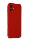 Apple iPhone Uyumlu  16 Kılıf First Silikon -  Kırmızı Belirtilmemiş