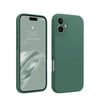Apple iPhone Uyumlu  16 Kılıf First Silikon -  Koyu Yeşil Belirtilmemiş