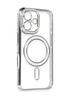 Apple iPhone Uyumlu  16 Kılıf Joke Simli Magneticsafe Kılıf -  Gri Belirtilmemiş