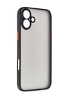 Apple iPhone Uyumlu 16  - Kılıf Montreal Silikon  - Kapak  - Siyah Belirtilmemiş