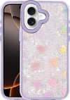 Apple iPhone Uyumlu   16 Lumi Desenli Kapak - Mor Belirtilmemiş