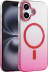 Apple iPhone Uyumlu   16 Plus Glossy Magsafe Kapak - Pembe Belirtilmemiş