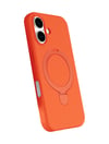 Apple iPhone Uyumlu , 16 Plus Regal Magsafe Standlı Kapak - Turuncu Apple iPhone Uyumlu , 17 Pro