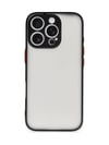Apple iPhone Uyumlu 16 Pro - Kılıf Montreal Silikon - Kapak - Siyah Belirtilmemiş
