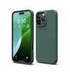 Apple iPhone Uyumlu  16 Pro Kılıf Nano İçi Kadife Silikon -  Koyu Yeşil Belirtilmemiş