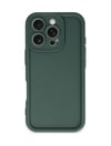 Apple iPhone Uyumlu  16 Pro Kılıf Viera Silikon -  Koyu Yeşil Belirtilmemiş