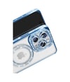 Apple iPhone Uyumlu   16 Pro Max Kılıf Joke Simli Magneticsafe Kılıf - Mavi Belirtilmemiş