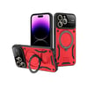 Apple iPhone Uyumlu  16 Pro Max Kılıf Joy Lens Standlı Kapak -  Kırmızı Belirtilmemiş