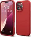 Apple iPhone Uyumlu  16 Pro Max Kılıf Nano İçi Kadife Silikon -  Kırmızı Belirtilmemiş