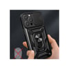 Apple iPhone Uyumlu  16 Pro Max Kılıf Pars Lens Yüzüklü Silikon -  Kırmızı Belirtilmemiş